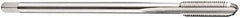 DORMER - M18x1.50 Metric Fine 6H 4 Flute Bright Finish Cobalt Straight Flute Machine Tap - Bottoming, Right Hand Thread, 110mm OAL, 24mm Thread Length, Oversize - Exact Industrial Supply