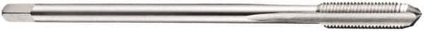 DORMER - M12x1.25 Metric Fine 6H 4 Flute Bright Finish Cobalt Straight Flute Machine Tap - Bottoming, Right Hand Thread, 100mm OAL, 21mm Thread Length, Oversize - Exact Industrial Supply
