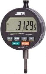 SPI - 0 to 4" Range, 0.0001" Graduation, Electronic Drop Indicator - Lug Back, Accurate to 0.0001" - USA Tool & Supply