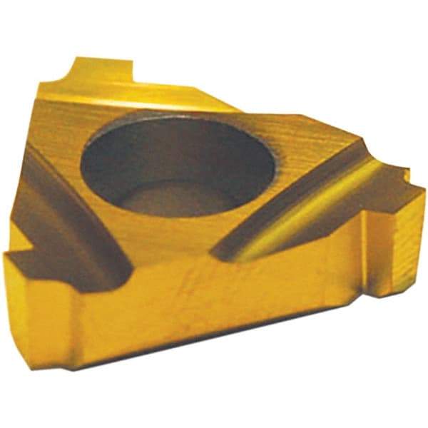 Tool-Flo - 22NR Internal Right Hand 5 API Buttress Laydown Threading Insert - Grade AC50D, AlTiN Coated Carbide - USA Tool & Supply