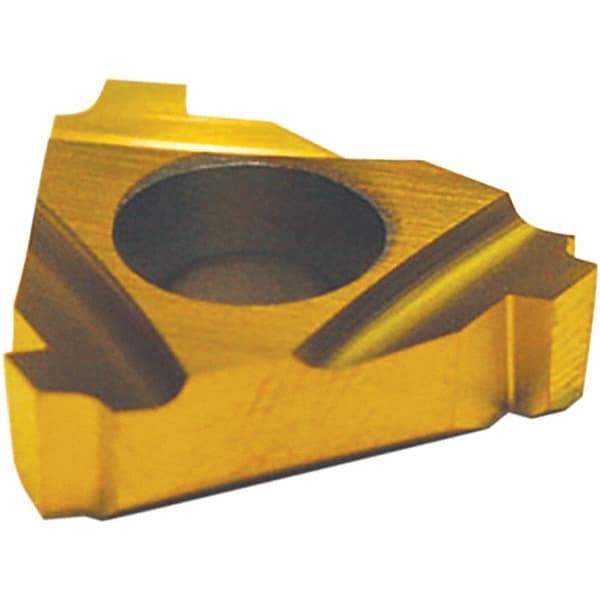 Tool-Flo - 22ER External Right Hand 5 API Buttress Laydown Threading Insert - Grade AC50D, AlTiN Coated Carbide - USA Tool & Supply