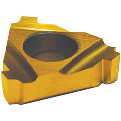 Tool-Flo - 22ER External Right Hand 5 API Buttress Laydown Threading Insert - Grade AC50D, AlTiN Coated Carbide - USA Tool & Supply