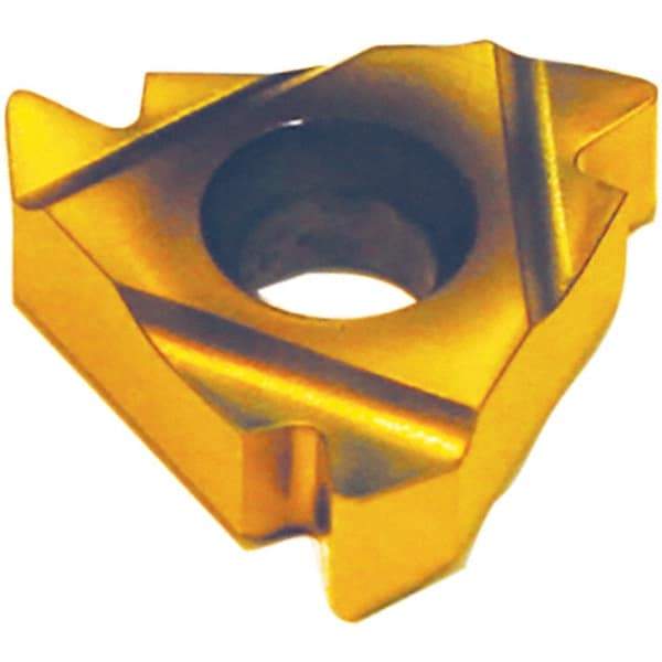 Tool-Flo - 22NR Internal Right Hand 8 API Round Laydown Threading Insert - Grade AC50D, AlTiN Coated Carbide - USA Tool & Supply