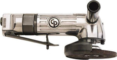Chicago Pneumatic - 5" Wheel Diam, 12,000 RPM, Pneumatic Angle & Disc Grinder - 16 CFM, Rear Exhaust - USA Tool & Supply
