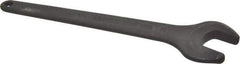 Facom - 32mm Standard Service Open End Wrench - 11-7/32" OAL, Single End, Black Finish, 15° Head Angle - USA Tool & Supply