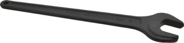 Facom - 36mm Standard Service Open End Wrench - 12-13/32" OAL, Single End, Black Finish, 15° Head Angle - USA Tool & Supply
