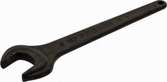 Facom - 46mm Standard Service Open End Wrench - 15-9/16" OAL, Single End, Black Finish, 15° Head Angle - USA Tool & Supply