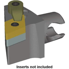 Kennametal - Right Hand Cut, Size KM25, DN.. Insert Compatiblity, Modular Turning & Profiling Cutting Unit Head - 16mm Ctr to Cutting Edge, 30mm Head Length, Series KM Mini - USA Tool & Supply