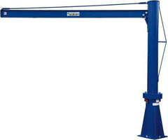 Vestil - 1,000 Lb Load Capacity, Steel Jib Crane - 10' Span - USA Tool & Supply