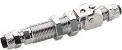 Parker - 1/4" OD, Single End Shutoff Coup - 150 Max Working psi, 0 to 150°F, - USA Tool & Supply