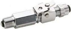 Parker - 1/4" OD, Single End Shutoff Pipe - 150 Max Working psi, 0 to 150°F, - USA Tool & Supply