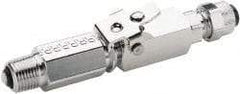 Parker - 3/8" OD, Double End Shutoff Pipe - 150 Max Working psi, 0 to 150°F, - USA Tool & Supply