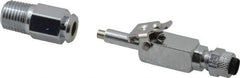 Parker - 1/4" OD, Double End Shutoff Pipe - 150 Max Working psi, 0 to 150°F, - USA Tool & Supply