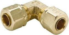 Parker - 3/4" OD, Brass Union Elbow - 550 Max Working psi, -65 to 250°F, Comp x Comp Ends - USA Tool & Supply