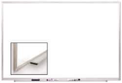 Ghent - 24" High x 36" Wide Acrylic/Enamel Magnetic Marker Board - Aluminum Frame, 1.88" Deep - USA Tool & Supply