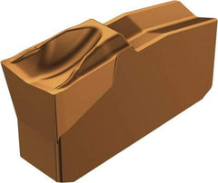 Sandvik Coromant - N151.240 7E 1125 Grade, 0.1575" Cutting Width, Carbide Cutoff Insert - 0° Neutral Lead Angle, 0.0059" Cnr Rad, TiAlN Coated - USA Tool & Supply