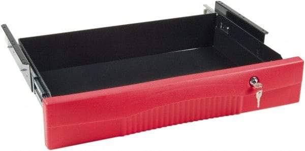 Rubbermaid - 25" Long x 4-5/8" High, Cart Drawer - Use with FG452088, FG454600, FG454610 - USA Tool & Supply