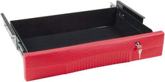 Rubbermaid - 25" Long x 4-5/8" High, Cart Drawer - Use with FG452088, FG454600, FG454610 - USA Tool & Supply