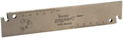 Iscar - 1.378" Blade Height, 0.157" Blade Width, 7.087" OAL, Neutral Cut, Single End Indexable Cut-Off Blade - TGSU Blade, Tang-GripIQ Series - USA Tool & Supply