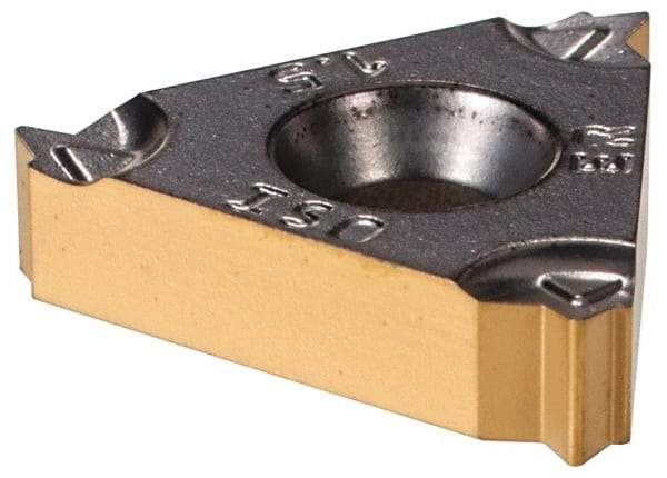 Iscar - 16ERM External Right Hand ISO Laydown Threading Insert - Grade IC808, TiAlN Coated Carbide, 9.53mm Inscribed Circle - USA Tool & Supply