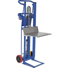 Vestil - 750 Lb Capacity, 52" Lift Height, Portable Workstation Manually Operated Lift - USA Tool & Supply