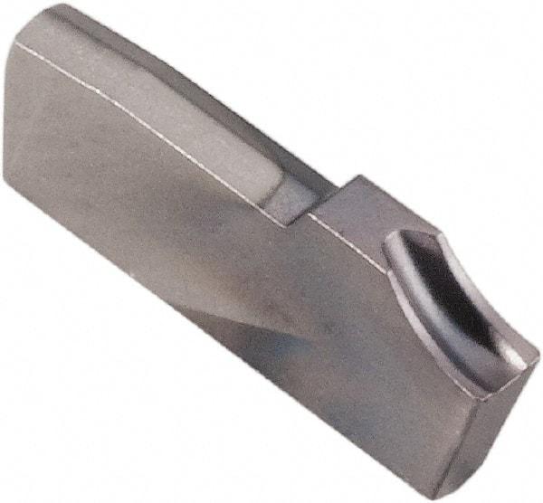 Kennametal - A2014 CF KC5025 Grade, 0.055" Cutting Width, Carbide Cutoff Insert - 0° Neutral Lead Angle, 0.006" Cnr Rad, AlTiN Coated, Single End - USA Tool & Supply