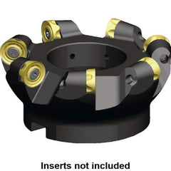 Kennametal - 63.5mm Cut Diam, 9.53mm Max Depth, 3/4" Arbor Hole, 4 Inserts, RCGX 64.. Insert Style, Indexable Copy Face Mill - KSRM Cutter Style, 17,000 Max RPM, 2 High, Through Coolant, Series Beyond Blast KSRM - USA Tool & Supply
