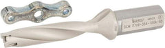 Iscar - 0.709 to 0.744" Diam, 5xD, 3.54" Max Depth, 1" Shank Diam, 6.47" OAL, Replaceable Tip Drill - IDI-SG, IDI-SK Insert, DCM Toolholder, Series ChamDrill - USA Tool & Supply