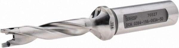 Iscar - 0.394" to 0.409" Diam, 5xD, 1.96" Max Depth, 5/8" Shank Diam, 4-1/2" OAL, Replaceable-Tip Drill - FCP, ICK, ICK-2M, ICM, ICP, iCP-2M Insert, 63105472 Toolholder, Series SumoCham - USA Tool & Supply