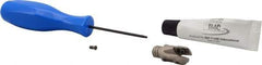 Iscar - 1/2" Cut Diam, 0.44" Max Depth of Cut, 1.1" OAL, Indexable Ball Nose End Mill - 0.78" Head Length, T08 Modular Connection, BCM-MM Toolholder, BCR... Insert - USA Tool & Supply