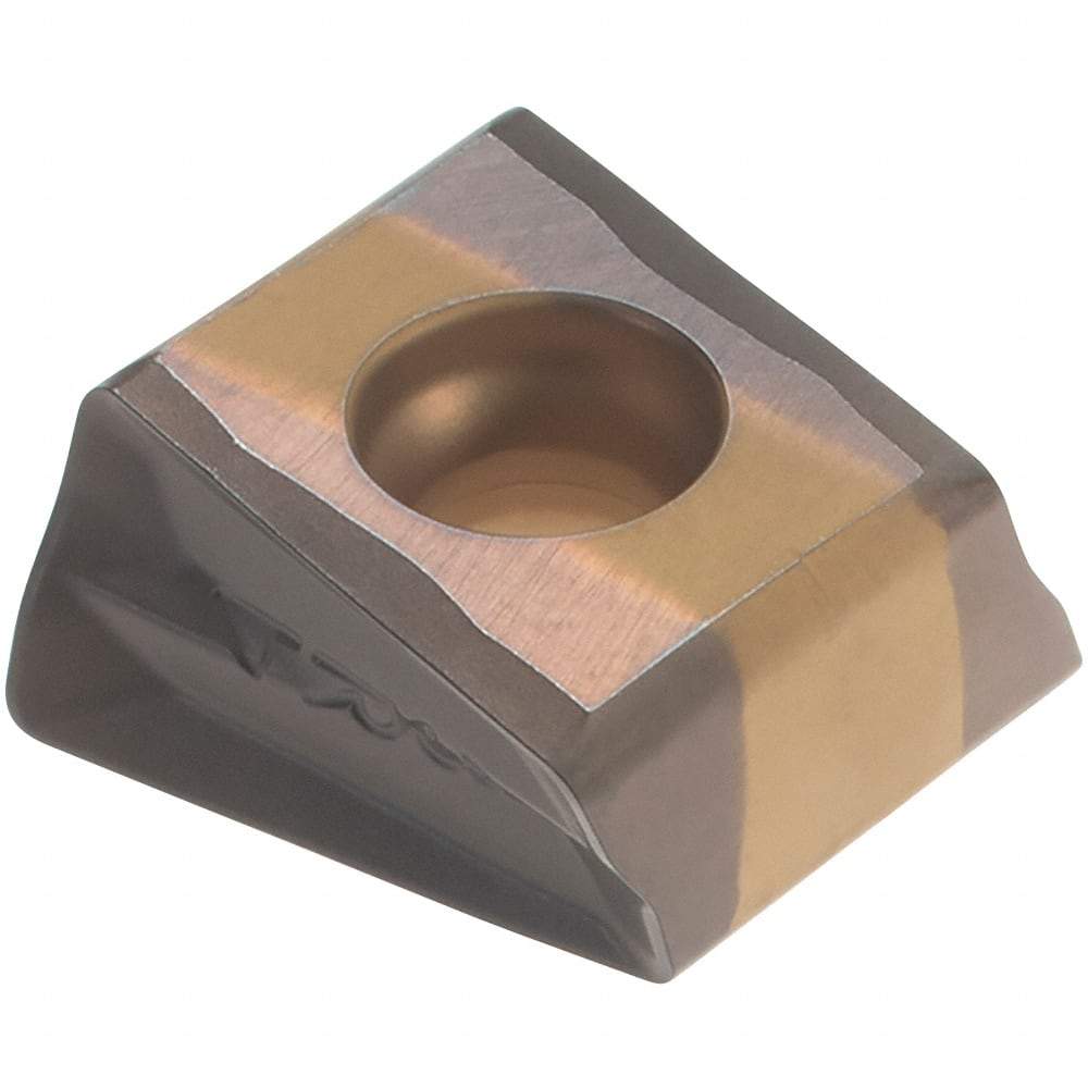Iscar - T490 LNMT1306 TR Grade IC5400 Carbide Milling Insert - TiCN/Al2O3/TiN Finish, 0.5138" Thick, 0.8mm Corner Radius - USA Tool & Supply