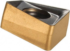 Iscar - H490 ANKX090408 TR Grade IC330 Carbide Milling Insert - TiCN/TiN Finish, 0.2047" Thick, 0.8mm Corner Radius - USA Tool & Supply