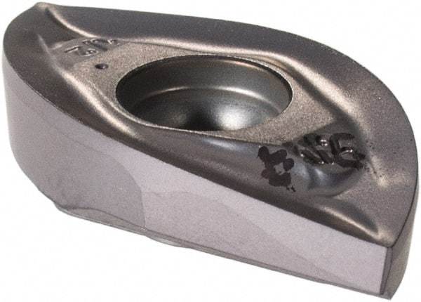 Iscar - BCR100 QT Grade IC908 Carbide Milling Insert - TiAlN Finish, 0.17" Thick, 1/2" Corner Radius - USA Tool & Supply