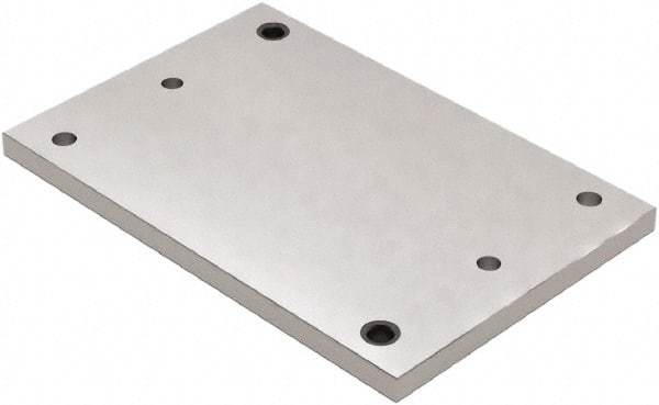 Jergens - 350mm Long x 300mm Wide Steel Fixture Plate - 20mm Plate Thickness - USA Tool & Supply