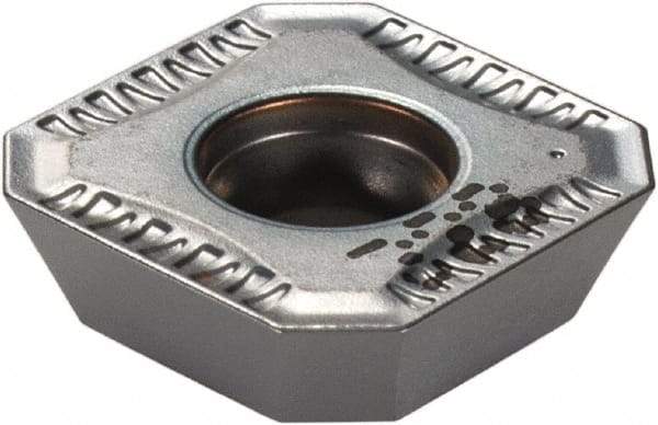 Iscar - SEKT12T3 TN Grade IC328 Carbide Milling Insert - TiCN Finish, 0.1457" Thick, 0.5177" Inscribed Circle - USA Tool & Supply