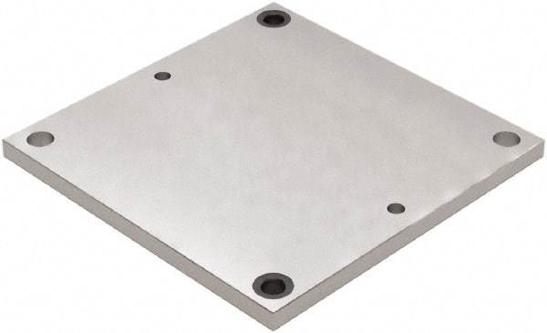 Jergens - 16" Long x 16" Wide Steel Fixture Plate - 3/4" Plate Thickness - USA Tool & Supply