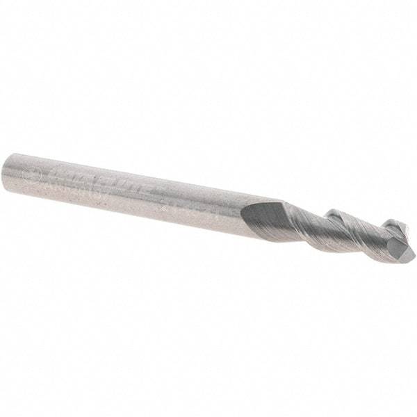 Made in USA - Roughing & Finishing Mill - Straight Shank, 48° Helix - USA Tool & Supply