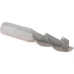 Made in USA - Roughing & Finishing Mill - Straight Shank, 48° Helix - USA Tool & Supply