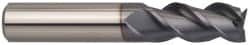 Guhring - 20mm, 32mm LOC, 20mm Shank Diam, 104mm OAL, 3 Flute, Solid Carbide Square End Mill - USA Tool & Supply