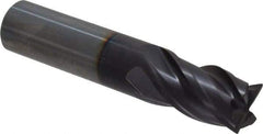 Guhring - 1/2", 5/8" LOC, 1/2" Shank Diam, 2-1/2" OAL, 4 Flute, Solid Carbide Square End Mill - Single End, FIREX Finish, Spiral Flute, Variable° Helix, Centercutting, Right Hand Cut, Right Hand Flute, Series 3113 - USA Tool & Supply