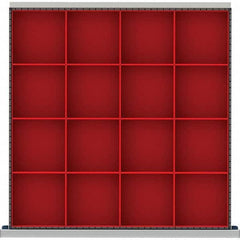 LISTA - 16-Compartment Drawer Divider Layout for 3.15" High Drawers - USA Tool & Supply