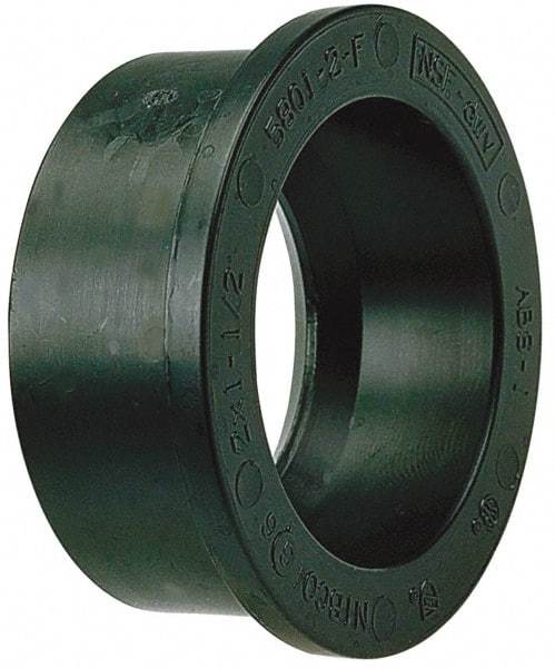 NIBCO - 3 x 1-1/2", ABS Drain, Waste & Vent Pipe Flush Bushing - Spig x Hub - USA Tool & Supply