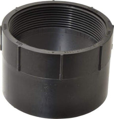 NIBCO - 4", ABS Drain, Waste & Vent Pipe Adapter - Hub x FIPT - USA Tool & Supply