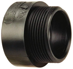 NIBCO - 4", ABS Drain, Waste & Vent Pipe Adapter - Hub x MIPT - USA Tool & Supply