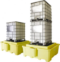 Enpac - IBC Sumps, Platforms & Decks Type: IBC Pallet w/Drain Number of Totes: 2 - USA Tool & Supply