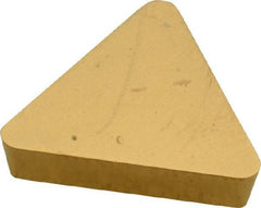 Kennametal - TPG323 Grade KC850 Carbide Turning Insert - TiC/TiCN/TiN Finish, 60° Triangle, 3/8" Inscr Circle, 1/8" Thick, 3/64" Corner Radius - USA Tool & Supply