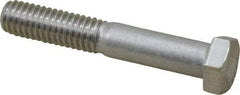 Value Collection - 3/8-16 UNC, 2-1/4" Length Under Head Hex Head Cap Screw - Partially Threaded, Grade 316 Stainless Steel, Uncoated, 9/16" Hex - USA Tool & Supply