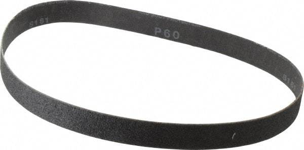 Made in USA - 1" Wide x 30" OAL, 60 Grit, Silicon Carbide Abrasive Belt - Silicon Carbide, Medium, Coated, X/Y Weighted Cloth Backing, Wet/Dry, Series S181 - USA Tool & Supply