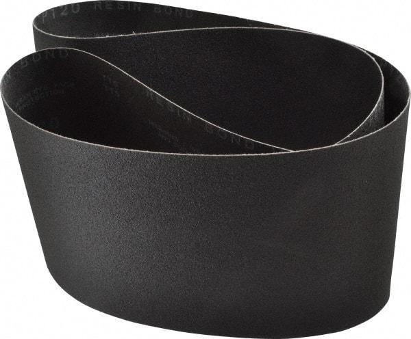 Made in USA - 6" Wide x 48" OAL, 120 Grit, Silicon Carbide Abrasive Belt - Silicon Carbide, Fine, Coated, X/Y Weighted Cloth Backing, Wet/Dry, Series S181 - USA Tool & Supply