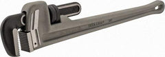 Proto - 24" Aluminum Straight Pipe Wrench - 6" Pipe Capacity - USA Tool & Supply